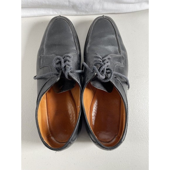 ALLEN EDMONDS Black 11 D Men Split-Toe Leather Dress Shoes main image 7